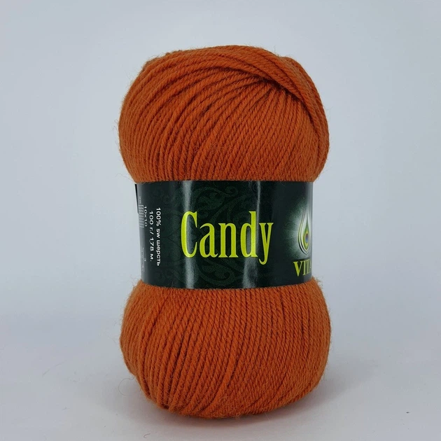 Пряжа шерстяная Vita Candy 2512 терракот - Фото 2 Пряжа шерстяная Vita Candy 2512 терракот - изображение 2
