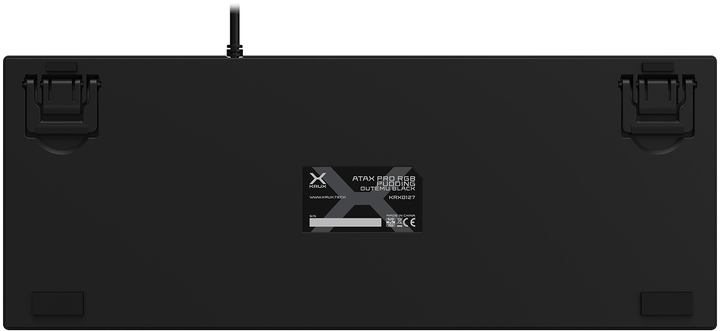 Клавіатура Krux Atax Pro RGB Pudding Outemu Black (KRX0127) - зображення 12
