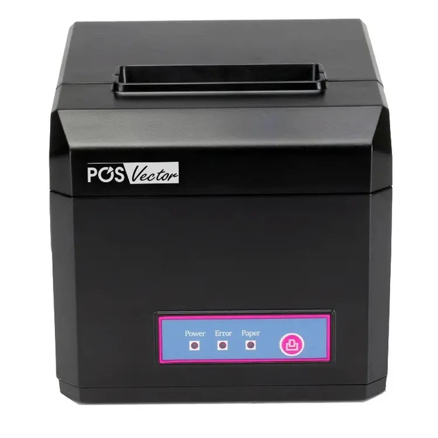 Чековый принтер POS Vector универсальный E801 80 мм USB+RS232+Ethernet интерфейсы (PS-E801b) - Фото 6 Чековый принтер POS Vector универсальный E801 80 мм USB+RS232+Ethernet интерфейсы (PS-E801b) - изображение 6