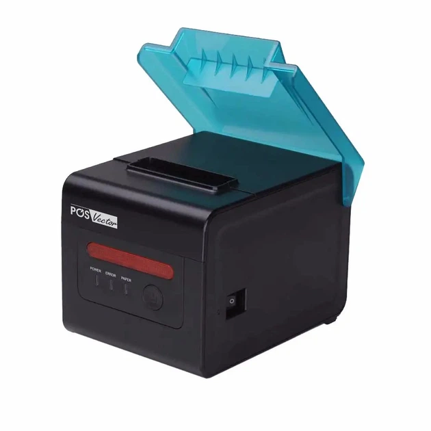 Кухонный принтер чеков POS Vector чекопечать 80/58 USB+ Ethernet. Защита от пыли, влаги и масла (PS-H801UL) - изображение 7