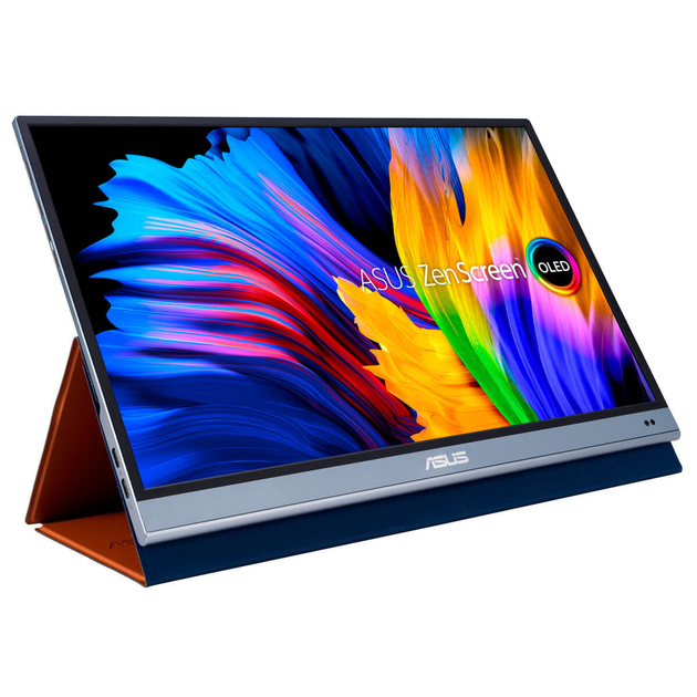 Монитор портативный Asus 15.6" ZenScreen MQ16AH mHDMI, 2xUSB-C, OLED, 1ms, DCI-P3 100%, HDR10 - изображение 2