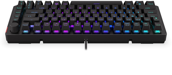 Клавіатура дротова Endorfy Thock 75% Kailh Red USB Black (EY5A076) - зображення 3