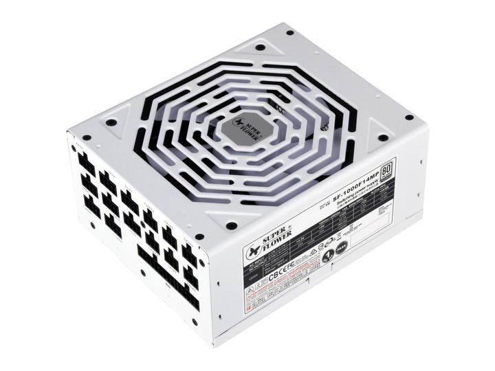 Блок питания Super Flower Leadex Platinum SPECIAL EDITION 1000W 80+ PLATINUM SF-1000F14MP V2 (WH) (12VHPWR) - изображение 1