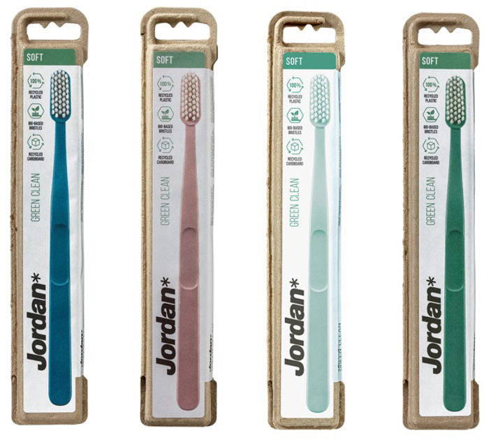 Зубна щітка Jordan Green Clean Soft 1 шт (7046110028001) - зображення 1