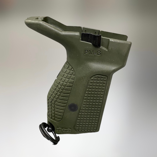 Рукоятка пистолетная для ПМ, FAB Defence PM-G L, под левую руку, Олива, рукоятка для ПМ с кнопкой сброса - изображение 1
