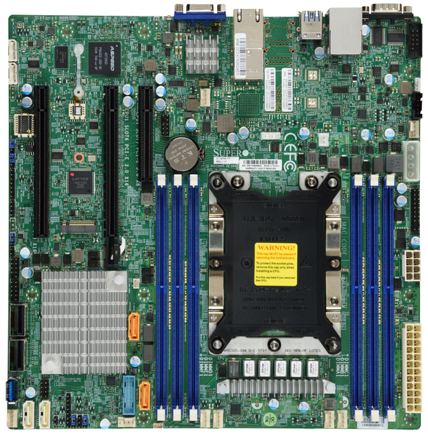 Материнська плата Supermicro MBD-X11SPM-TF-O (s3647, Intel C622, PCI-Ex16) - зображення 1