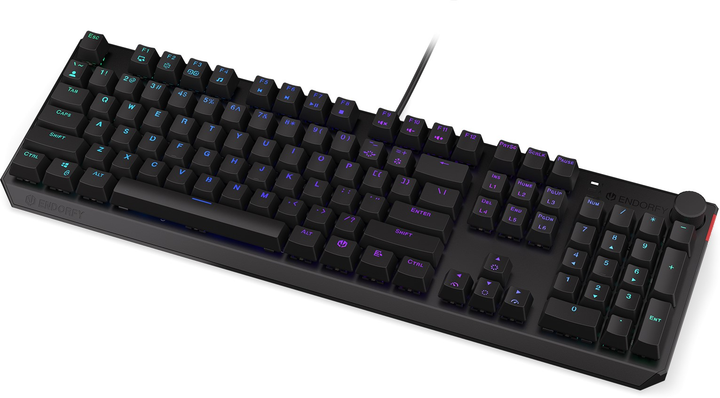 Klawiatura przewodowa Endorfy Thock Kailh Blue USB Black (EY5A121) - obraz 4