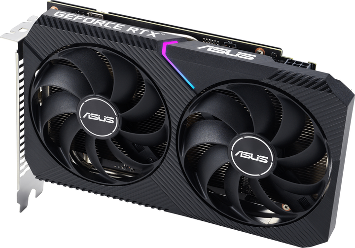 Відеокарта ASUS PCI-Ex GeForce RTX 3050 Dual OC Edition V2 LHR 8GB GDDR6 (128bit) (1852/14000) (HDMI, DisplayPort, DVI-D) (90YV0GH6-M0NA00) - зображення 7