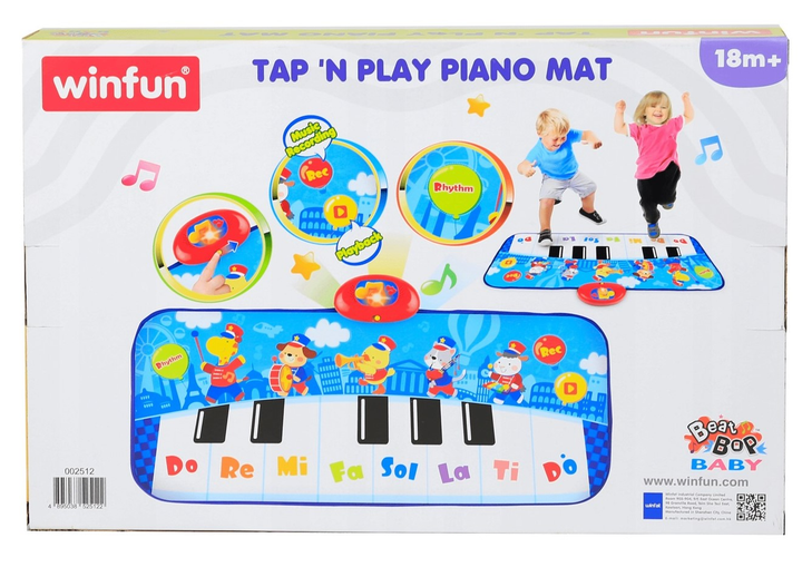 Розвиваючий килимок Winfun Стрибай і грай Піаніно (4895038525122) - зображення 2
