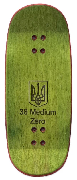 Дека для фінгерборду Workers FB Cossacks ZP Multi Org Green Medium Zero 38 mm - зображення 2