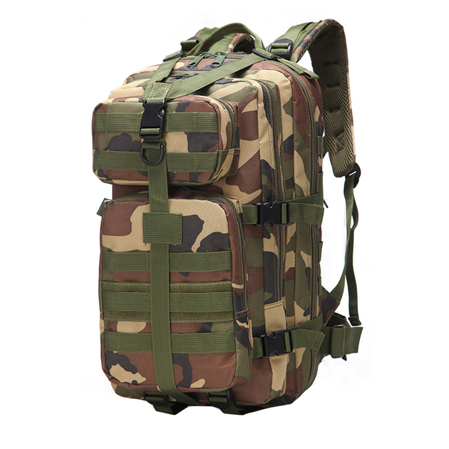 Рюкзак тактичний AOKALI Outdoor A10 35L Camouflage Green - зображення 1