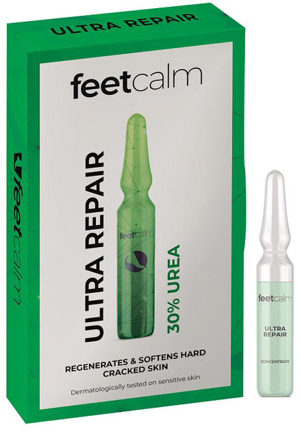 Ampułki FeetCalm regenerujące do stóp 30% mocznik 7x2 ml (8436595600325) - obraz 1