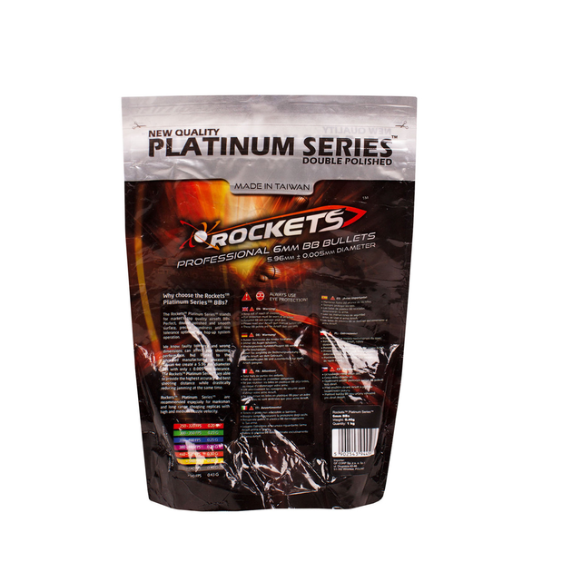 Кулі Rockets Platinum 0,40g 1kg - изображение 2