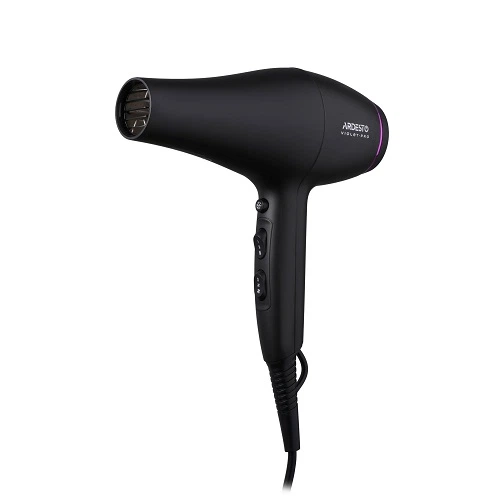 Фен с диффузором Ardesto Violet PRO 1850-2200Вт 2 скорости 3 температурные режима черный (HD-Y222PRO) - изображение 2