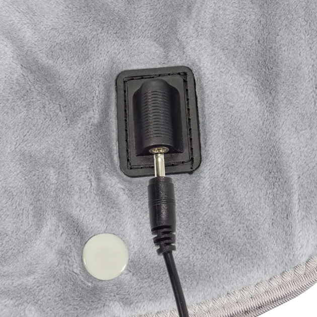 Электрогрелка для плеч шеи с вибрацией регулировкой по длине работой от USB плюшевая микрофибра 50x43x1 см (479426-Prob) - Фото 6 Электрогрелка для плеч шеи с вибрацией регулировкой по длине работой от USB плюшевая микрофибра 50x43x1 см (479426-Prob) - изображение 6