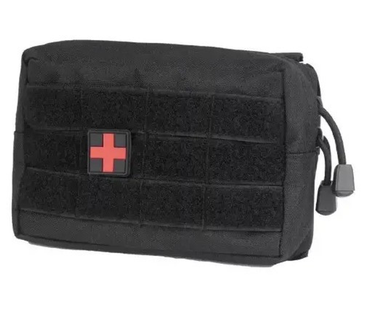 Аптечка тактическая набор первой помощи 25 элементов Mil-Tec First Aid Set black 16025302 - изображение 1