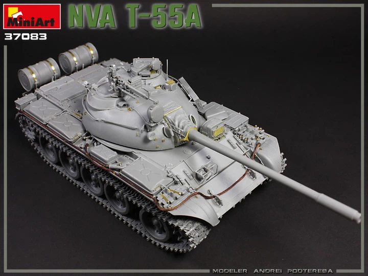 Сборная модель 1/35 танк NVA T-55A MiniArt 37083 - изображение 13