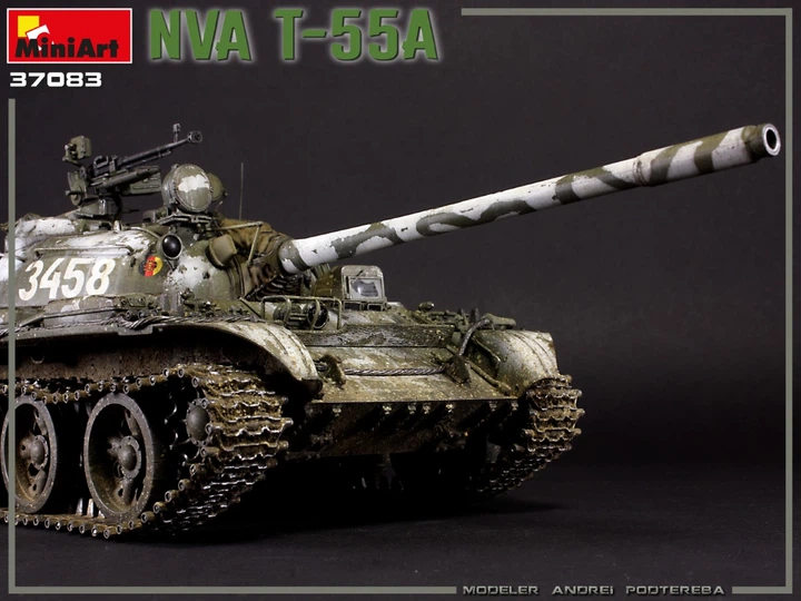 Сборная модель 1/35 танк NVA T-55A MiniArt 37083 - изображение 17