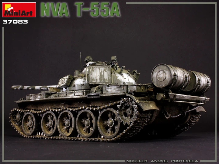 Сборная модель 1/35 танк NVA T-55A MiniArt 37083 - изображение 20