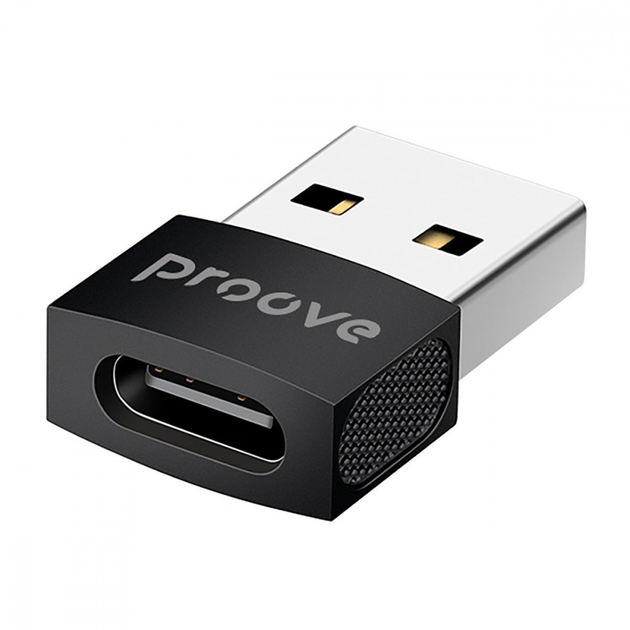 Переходник Type-C на USB OTG Proove Extension black | Адаптер из Тайп ...