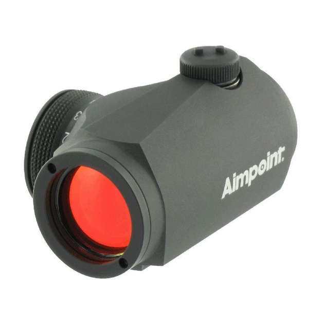 Коліматорний приціл (коліматор) Aimpoint Micro H-1 Red Dot - 2 MOA. Колір: Чорний, AIMP200018 - зображення 2