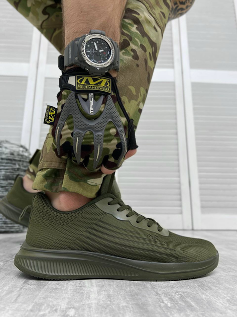 Тактические кроссовки Tactical Forces Shoes Olive 45 - изображение 1