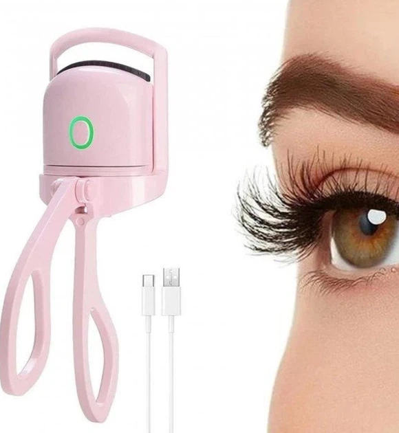Аккумуляторные щипцы для завивки ресниц Eye lashes machine с USB Розовый - Фото 2 Аккумуляторные щипцы для завивки ресниц Eye lashes machine с USB Розовый - изображение 2