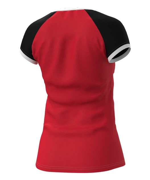 Футболка волейбольна жіноча RIGO MEDUSA Black-Red 3XL - зображення 3
