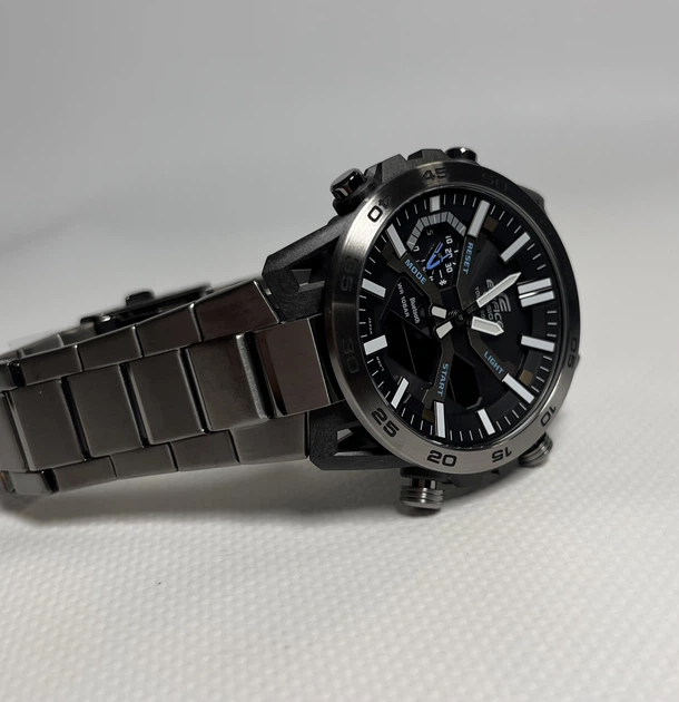 Часы спортивные мужские Casio Edifice ECB-2000DC-1ACR, casio solar - Фото 4 Часы спортивные мужские Casio Edifice ECB-2000DC-1ACR, casio solar - изображение 4