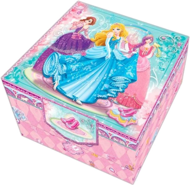 Zestaw kreatywny Pulio Pecoware Princess w pudełku z szufladkami (5907543778203) - obraz 1
