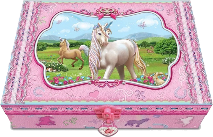 Zestaw kreatywny Pulio Pecoware Unicorns w pudełku z pamiętnikiem (5907543778227) - obraz 1