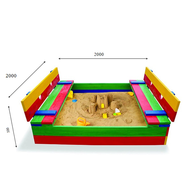 Детская песочница Sportbaby 30 23х2000 см 