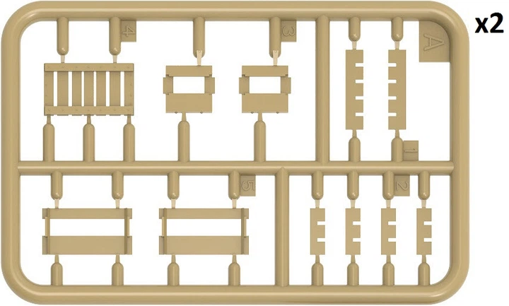Сборная модель 1/35 деревянные ящики Wooden Crates MiniArt 35651 - изображение 3