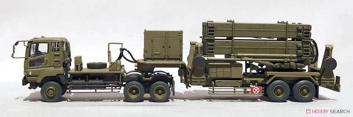 Сборная модель 1/72 ЗРК "Петриот" Patriot PAC-3 Launching Station Aoshima 009956 - изображение 9