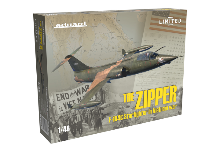 Сборная модель 1/48 самолет The Zipper F-104C Starfighter in
