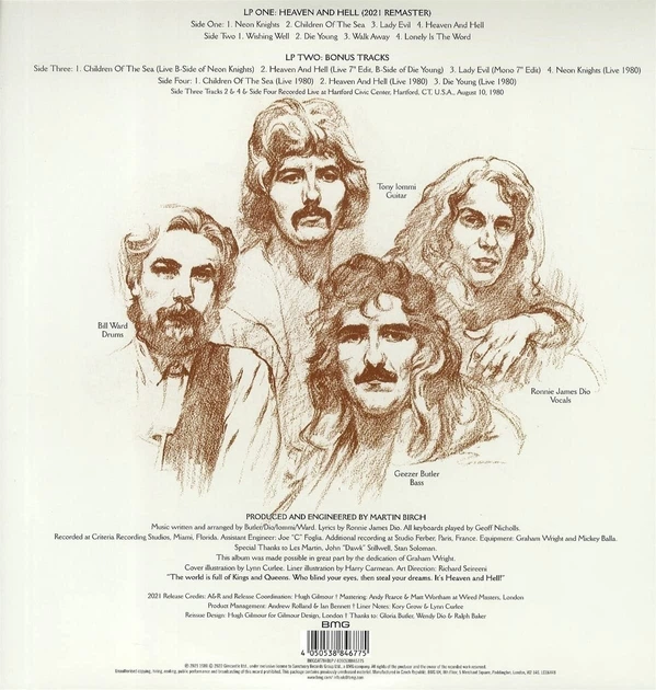 BLACK SABBATH – Heaven And Hell (2LP, EU) - Фото 2 BLACK SABBATH – Heaven And Hell (2LP, EU) - изображение 2