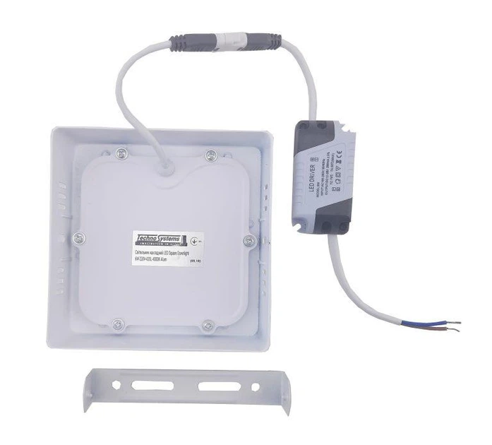 Светильник накладной LED Square AL505 Downlight 6W-220V-420L-4000K Alum TNSy - изображение 4