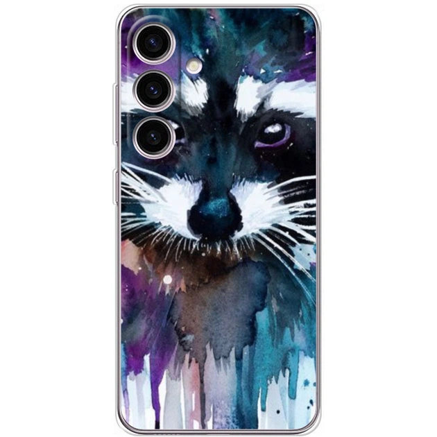 Силиконовый чехол BoxFace Samsung Galaxy S25 FE (S731) Акварельный енот (66918-up1134) - Фото 1 Силиконовый чехол BoxFace Samsung Galaxy S25 FE (S731) Акварельный енот (66918-up1134) - изображение 1