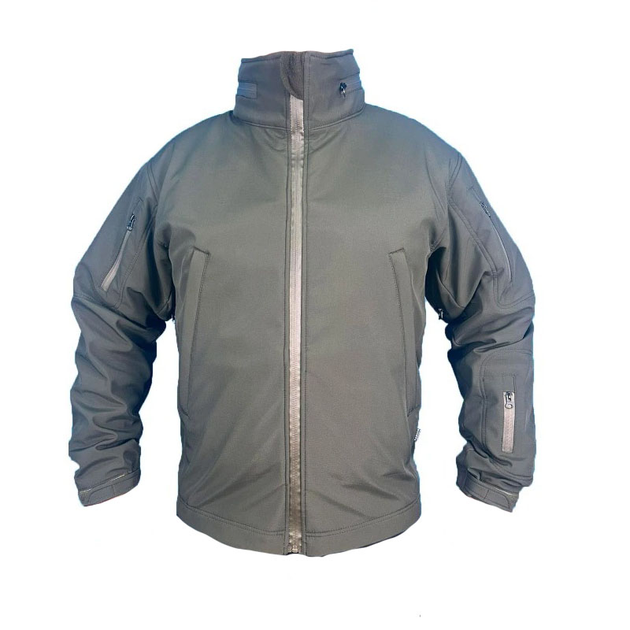 Куртка Soft Shell із фліс кофтою Олива Pancer Protection 46 - зображення 1