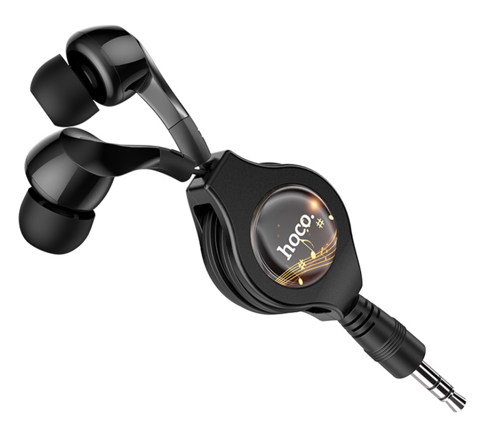 Навушники вакуумні з мікрофоном гарнітура HOCO M68 HiFi Чорний - зображення 2