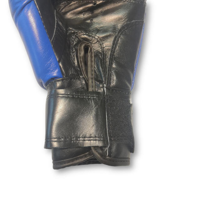 Боксерские перчатки BOXER 6 oz кожа синие - изображение 4