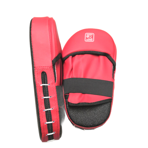 Лапы боксерские BOXER кирза красные - изображение 2