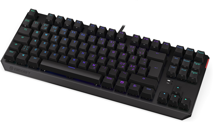 Клавіатура дротова Endorfy Thock TKL NO Kailh Brown USB Black (EY5B003) - зображення 5