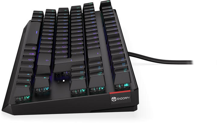 Klawiatura przewodowa Endorfy Thock TKL NO Kailh Red USB Black (EY5B004) - obraz 7