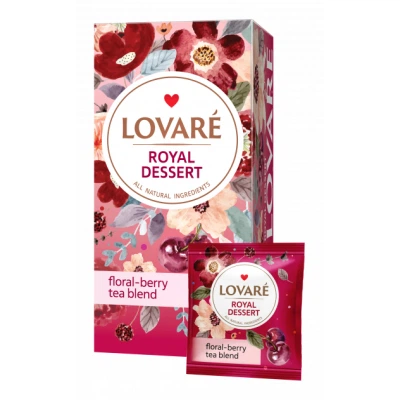 Чай Lovare "Royal dessert" 24х1.5 г (lv.71123) - Фото 2 Чай Lovare "Royal dessert" 24х1.5 г (lv.71123) - изображение 2