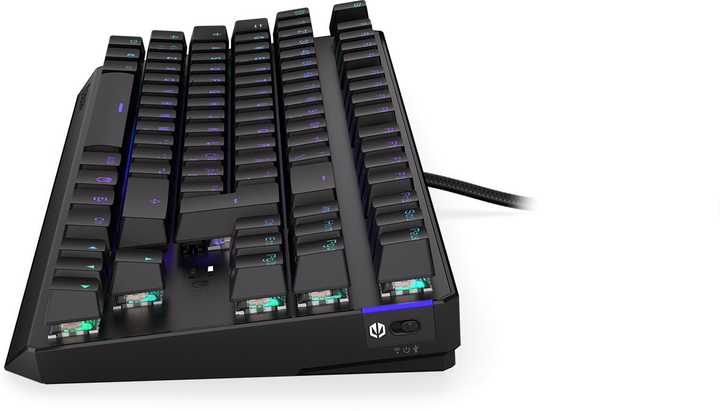 Klawiatura bezprzewodowa Endorfy Thock TKL NO Kailh Box Red Wireless Black (EY5B006) - obraz 9