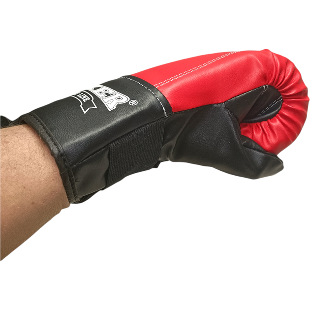 Перчатки Тренировочные BOXER L кожвинил Элит красные - изображение 2