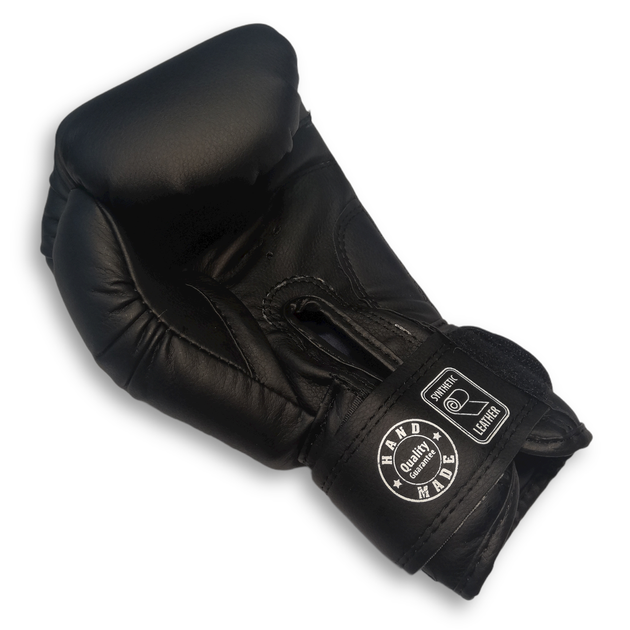 Боксерские перчатки BOXER 6 оz кожвинил черные - Фото 3 Боксерские перчатки BOXER 6 оz кожвинил черные - изображение 3