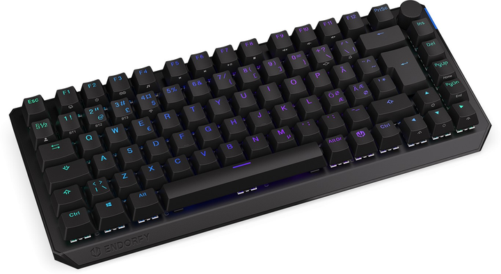 Клавіатура бездротова Endorfy Thock 75% NO Kailh Box Black Wireless Black (EY5B008) - зображення 4
