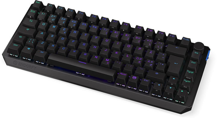 Клавіатура бездротова Endorfy Thock 75% NO Kailh Box Black Wireless Black (EY5B008) - зображення 5